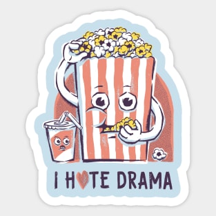 I Hate Drama Sticker